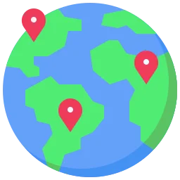 Globe with Pins